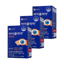 Chong Kun Dang Health iClear Lutein 500mg 30 capsules (3) / 종근당건강 아이클리어 루테인 500mg 30캡슐 3개