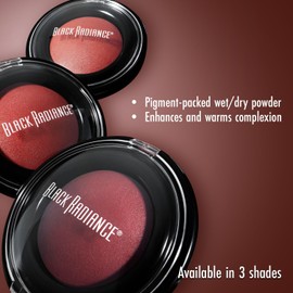 Black Radiance Artisan Color Baked Blush 8306 Toasted Almond, .1 oz by Black Radiance