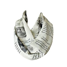 Etwoa Louisa May Alcott Little Women Book Infinity Scarf Circle Loop Scarf