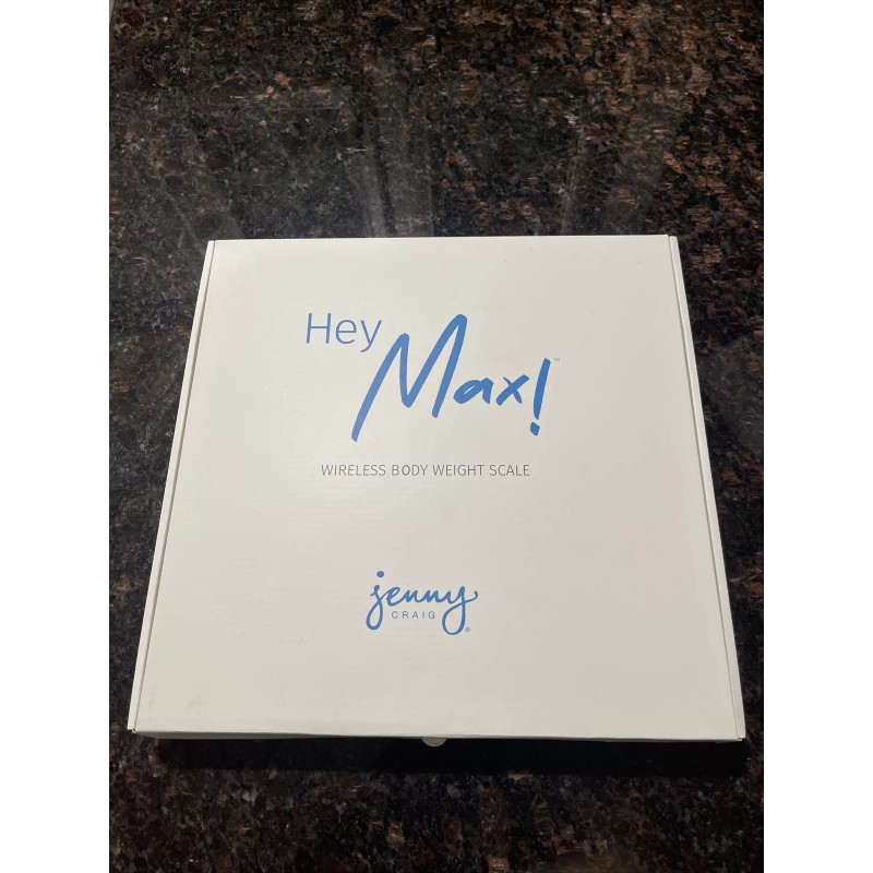 Jenny Craig Hey Max! Wireless Body Weight Scale New In