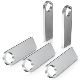 USB Stick 16 GB Pack of 5, ABLAZE Mini Memory Sticks, Waterproof, 16 GB USB Sticks, Metal, Pack of 5 for Laptop, Computer, TV, Car