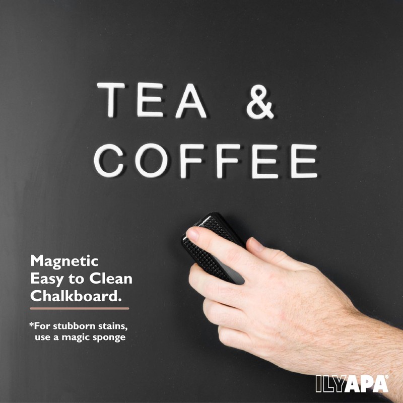 Ilyapa Metal Double Sided Swinging Chalkboard Sign - 22x37 inch