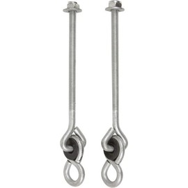 Playkids Premium Swing Hangers - One Size Fits All - 6" Long 3/8" Thick