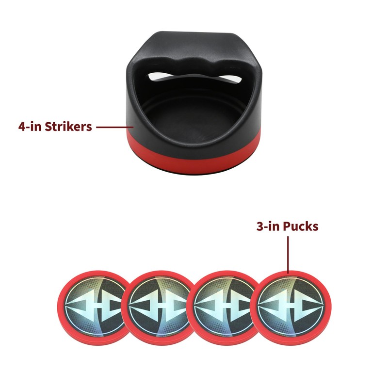 Hathaway Arcade Air Hockey 4-in Strikers and 3-in Pucks -