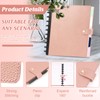 SKLENICE PU Leather Discbound Notebook 8.5" x 11" Disc Bound