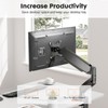 Monitor Stand - Adjustable Desk Mount Arm for Support 15