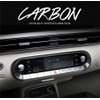 Cnaurda Carbon Fiber Style Car Center Console Air Condition Panel
