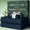 DECOLURE 100% Viscose Derived from Bamboo Sheets Twin Size 4pcs