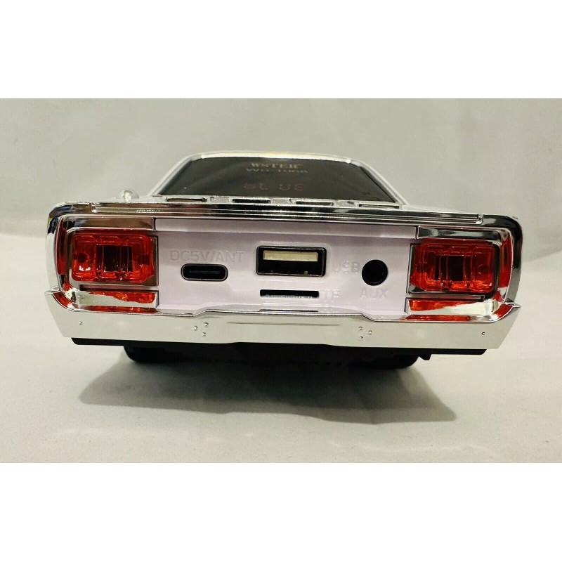 Music Speaker Dodge Challenger White Speaker Indoor/Outdoor Portable USB PORT/AUX