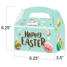 ArtCreativity ArtCreativity 24 Pieces Treat Bags with 24 Stickers, Goodie Bags for Birthday Party, Wedding, Baby Shower, Holiday, Candy, Cookies, and Party Favors, Cute Cardboard Boxes with Handles (12)