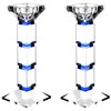 Crystal Candle Holders Set of 2-8" Tall Candlestick Holder for