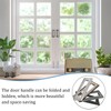 Desuibao 2 Pack Sliding Barn Door Handle, Zinc Alloy Recessed