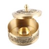 Vintage Ashtray Windproof Auspicious Cloud Pattern Exquisite Ashtray with Lid