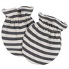 Grow by Gerber - Manoplas para bebés (4 unidades), Gris/Marfil/Naranja,