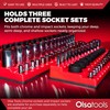 Olsa Tools Magnetic Socket Organizer | 3pc Socket Holder Kit