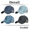 White Fang CA821 Denim Cap, Logo, English Letters, Hat, Running,