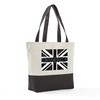 CafePress Newcastle Canvas Tote Top Zipper Closure