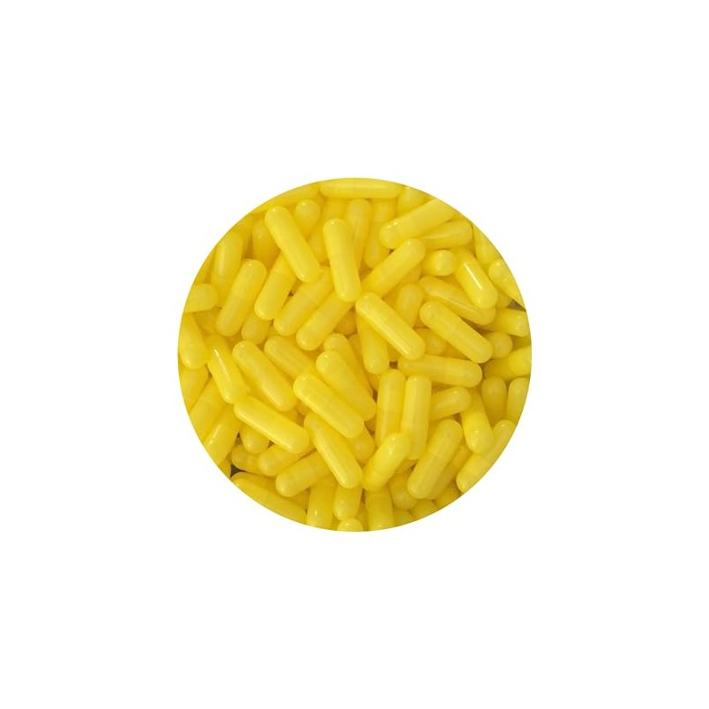 DR T&T size0 Size 0 Gelatine Gelatin Capsule Yellow (100)