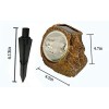 SunKite Solar Powered Rock Light, 4 Pack 10 LED Waterproof