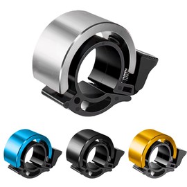 Ruayia Bicycle Bell Innovative Aluminum Alloy Bicycle Bell Mini Bicycle Bell for Mountain Bikes Road Bike - Style 1 Splitter