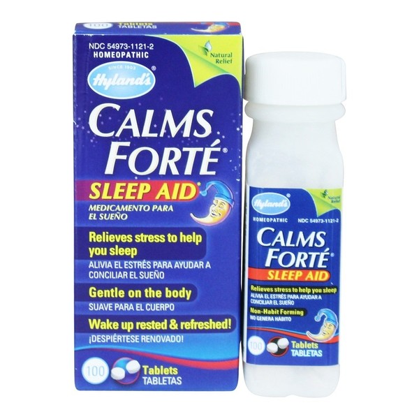 HYLANDS Calms Forte Sleep Aid Tablets, 100 CT