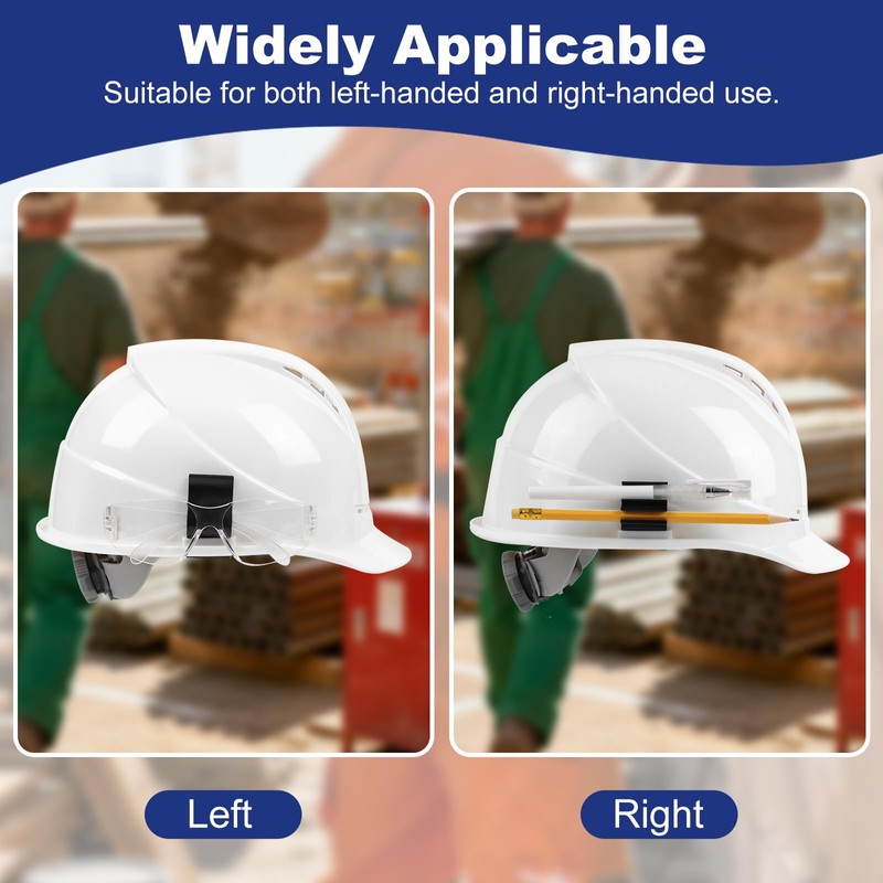DEKELIY Hard Hat Accessory Clip Kit：3Pcs Pencil & Marker Holder