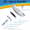 YOXITIXOT Kitchen Sink Plug and Strainer, Stainless Steel Sink Plug
