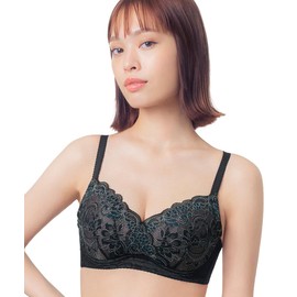 Wing/Wacoal KB6100 Women's Bra Compact Bust Makeup, Supports Up to G Cups, Large Size Bra, BL