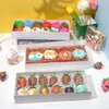 SLShePack 20PCS 12x4.8x2 Inches Chocolate Covered Strawberry Boxes,Cocoa Bombs,Donuts Muffins,Pastries,Bakery