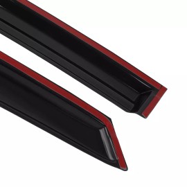 Sunwei Side Window Vent Visor Sun Rain Deflector Guard 4Pce for Volkswagen TAOS 23-24