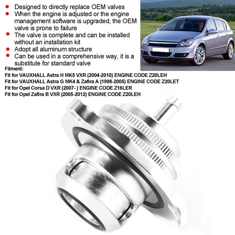 Recirculating Dump Blow Off Valve Turbocharger BOV with Springs Fit
