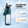 RAYMYLO Insulated Water Bottle 40 oz, Triple Wall Vacuum Stainless