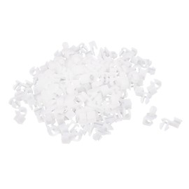 uxcell Car Auto Plastic 8mm Dia Hole Door Lock Fastener Clips 100 Pcs White