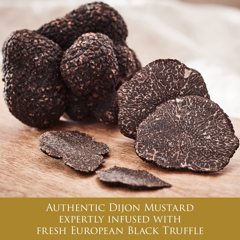 TruffleHunter - Black Truffle Dijon Mustard - 6.34 Oz