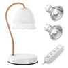 GEEZO Fragrance Candle Warmer Lamp，Electric Candle Warmer with Timer &