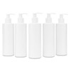 Massage Bottle – White 8 oz with Pump – 5