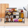 QWORK® 4-Tier Spice Rack Organizer, Adjustable Spice Organiser, for Kitchen