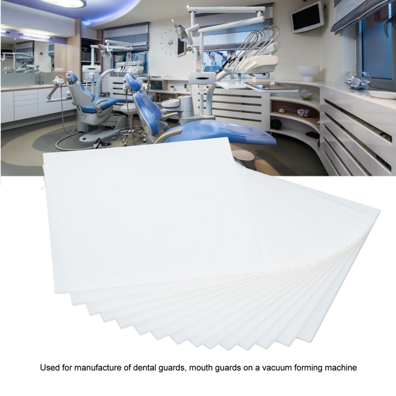 7 Sheets 3.0MM Dental Vacuum Soft Splint Sheets High Strength