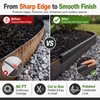 Innconee 40ft Landscape Edging Guard Protective Safety Trim for Steel