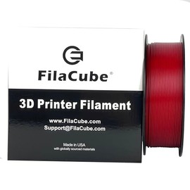 International Harvester Red PLA 3D Printer 1.75mm Filament - FilaCube 1.75 mm 1kg PLA 2 3D Printing Filament Harvest