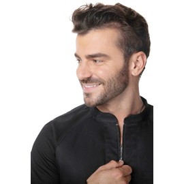 Chef Works Men's Nepal Chef Coat, Black, Small