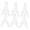 Operitacx 6pcs clear display stand ornament display stand coin holders
