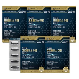 Jongkundang 종근당 ()트리플 프로폴리스 이뮨 플러스 60캡슐 5박스 10개월분 Jongkundang Triple Propolis Immune Plus 60 Capsules 5 Boxes 10-Month Supply