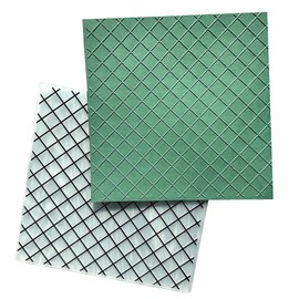 arriettycraft Square Diamond Grid Plastic Embossing Folders for Card Making or Journaling Plaid Backround DIY Embossing Template Photo Album Paper Handmade Scrapbooking Craft Decoration Mold