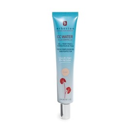 Erborian CC Water with Centella Asiatica - Cuidado facial perfeccionador de la piel con ácido hialurónico - Hidratante facial coreano para el cuidado de la piel - CC Water Clair 40 ml