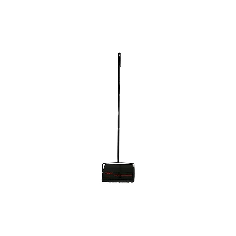 Winco Steel Carpet/Floor Sweeper,Medium,Black