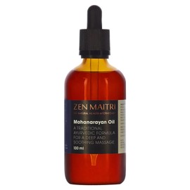 Zen Maitri | Mahanarayan Oil | Soothing & Therapeutic Herbal Oil Developed by Medical Herbalists | Traditional Ayurvedic Blend for Deep Muscle Massage |100ml |