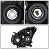 ROADFAR Chrome Housing Amber Reflector Clear Lens Headlights For Nissan