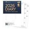 2026 A5 Week on two pages diary organiser refill insert