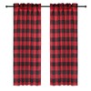 Simple Deluxe Buffalo Check Kitchen Tier Curtains, Plaid Gingham Small